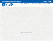 Tablet Screenshot of njahs.org